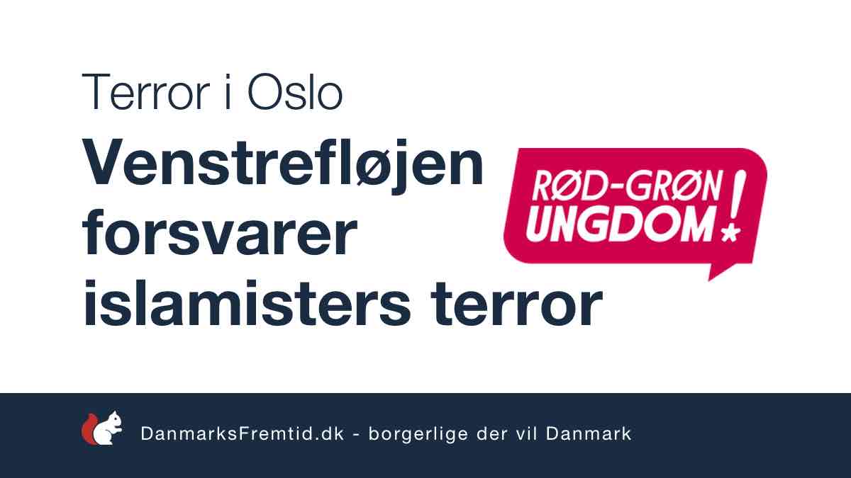 Islamist begik terror i Oslo - Rød-Grøn Ungdom giver højreekstremister skylden - Copenhagen Pride v3